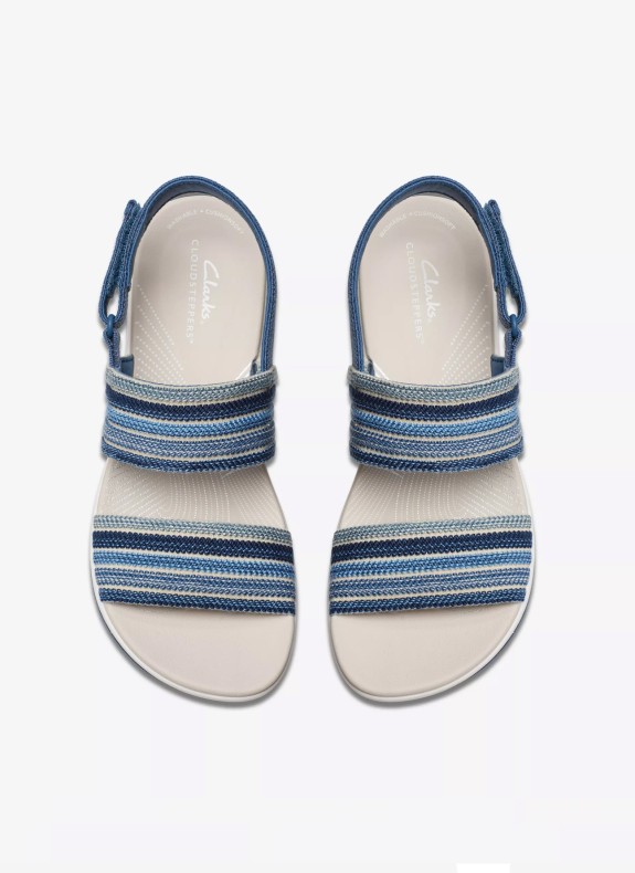 Sandalia Clarks Arla Stroll azul