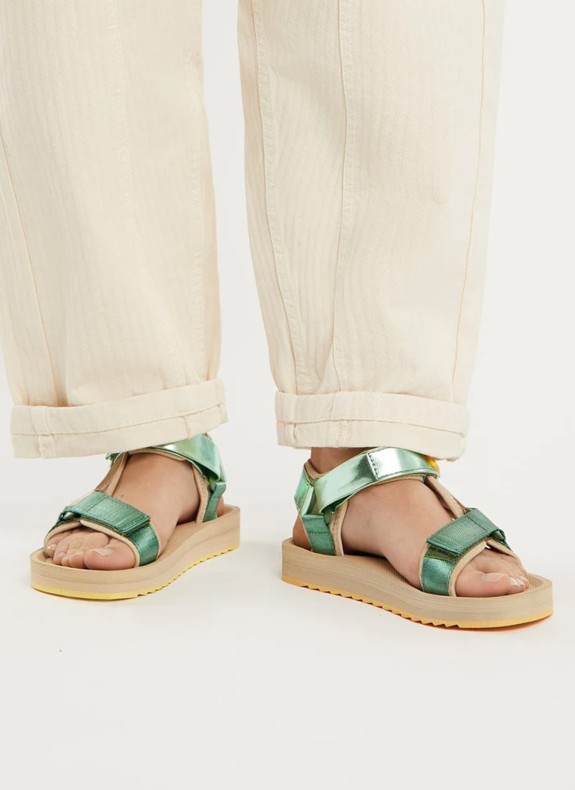 Sandalia D. Franklin Forest Neo Strips verde