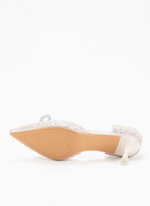 Escarpins à Talons pour Femme en Couleur Blanche