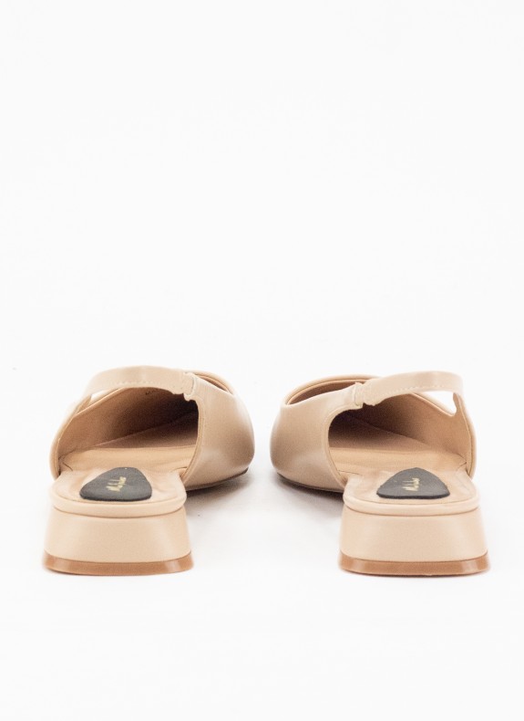 Destillierter Schuh für Damen in Beige Farbe