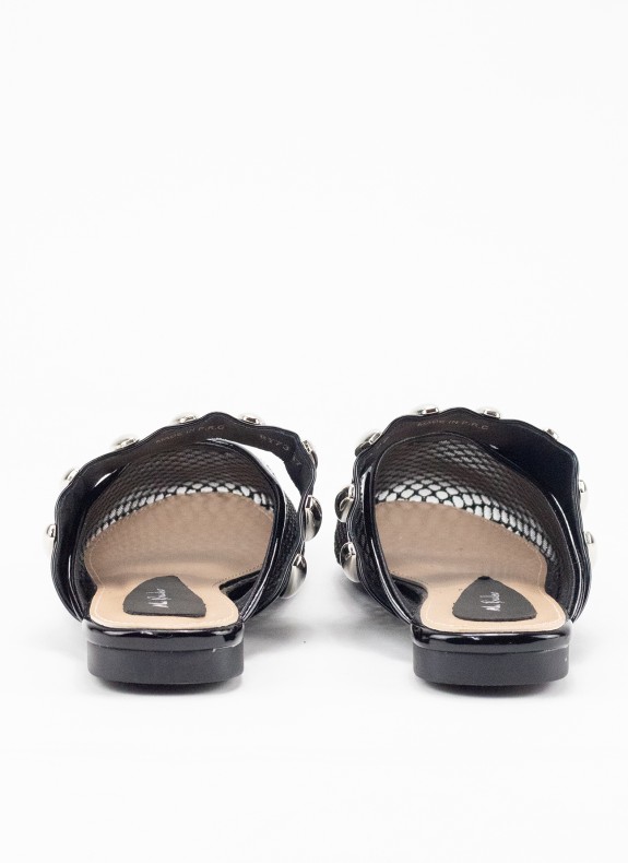 Sabot à Clous pour Femme en Couleur Noire