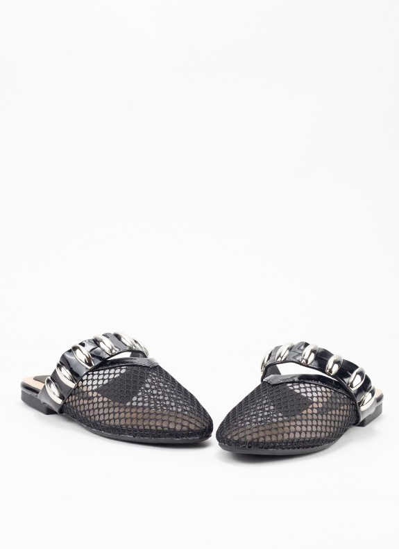 Sabot à Clous pour Femme en Couleur Noire