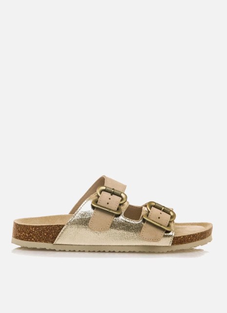 Sandalia Mustang Lazy 59960 ouro