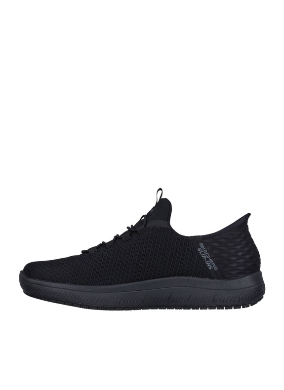 Chaussures Skechers Slip-Ins Work antidérapantes noires