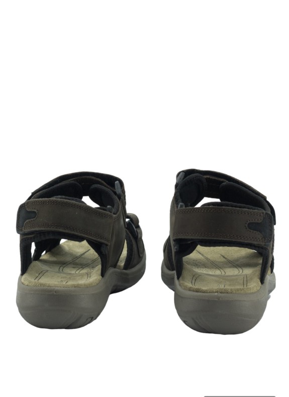 Sandale en Cuir pour Homme en Couleur Marron