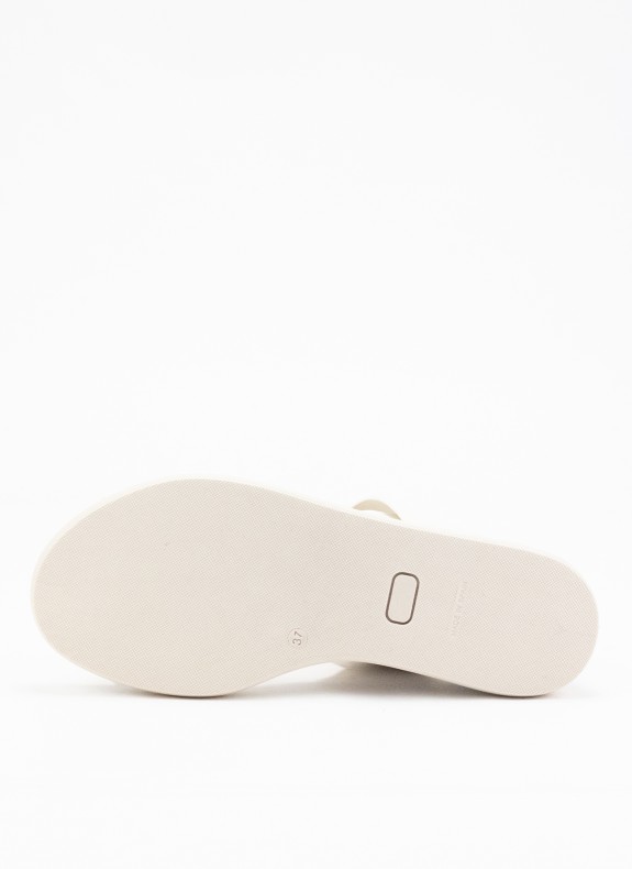 Silber Sandel Haut mit Keil für Damen