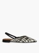 Chaussure à talon ouvert pour femme en couleur noire