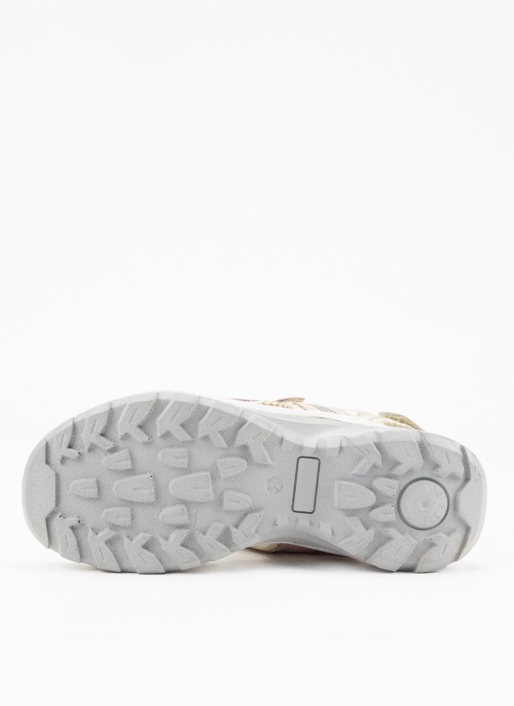 Sandale de Sport en Cuir pour Femme en Couleur Or