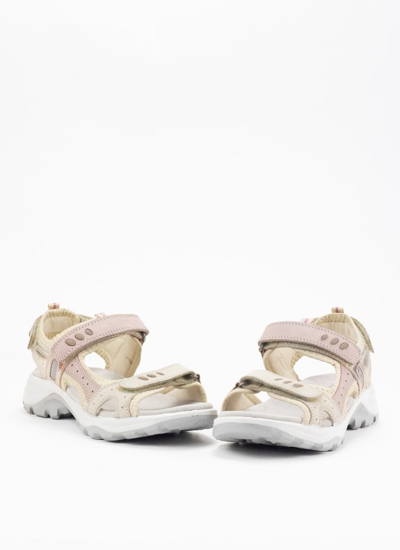 Sandale de Sport en Cuir pour Femme en Couleur Or