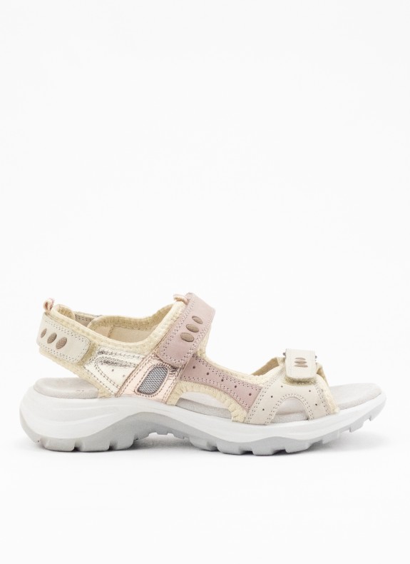 Sandale de Sport en Cuir pour Femme en Couleur Or