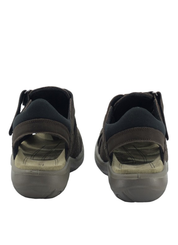 Haut Sandal für Mann in Braun Farbe