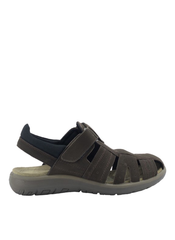 Haut Sandal für Mann in Braun Farbe