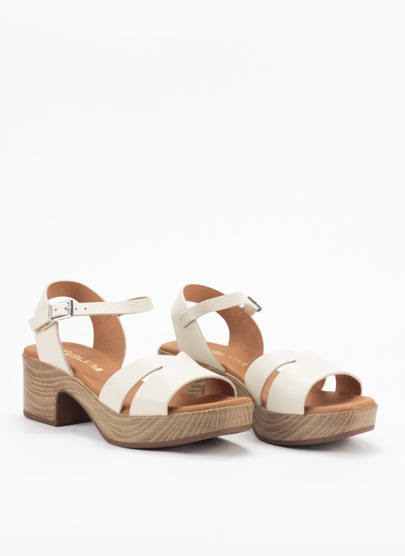 Skin Sandal mit Frauen Bacon in Ice Color