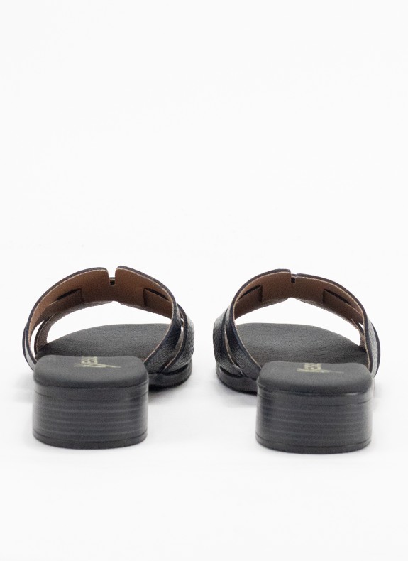 Skin Sandal mit Frauen Bacon in Schwarz