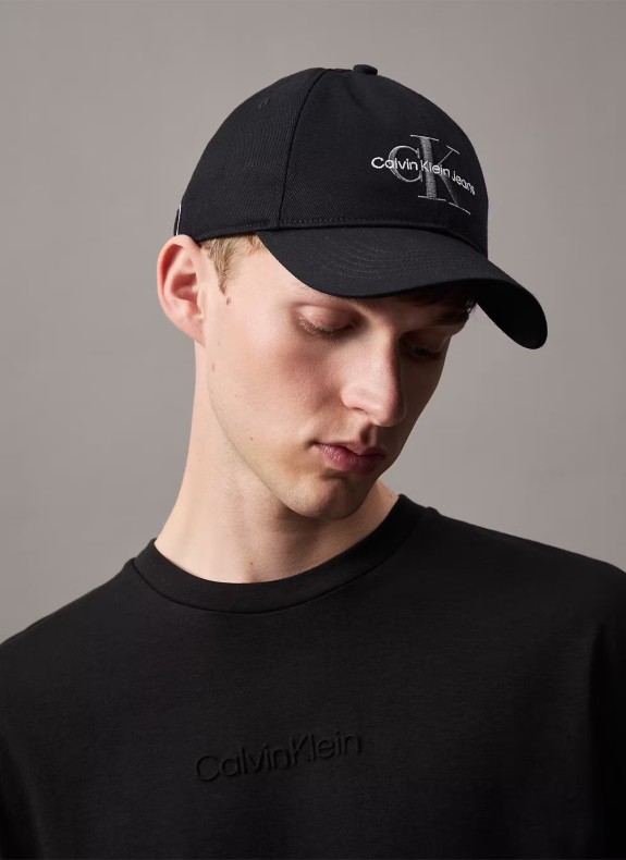 Casquette Calvin Klein Monologue Embroidery Baseball Cap noire