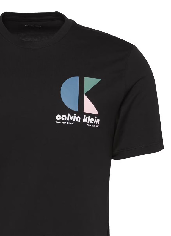 T-shirt Calvin Klein Ck Bh Logo Graphic Tee noir