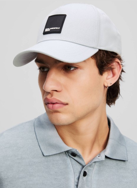 Casquette Karl Lagerfeld KLJ box logo bleu ciel