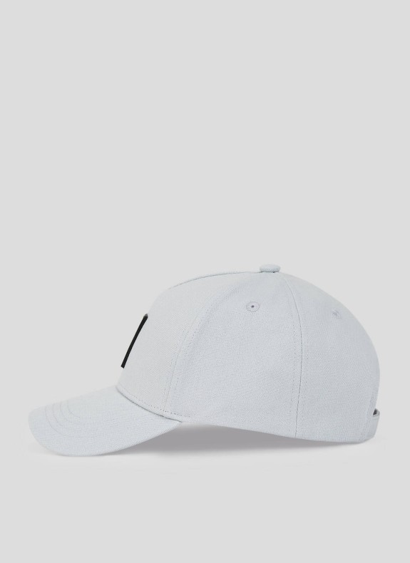 Casquette Karl Lagerfeld KLJ box logo bleu ciel