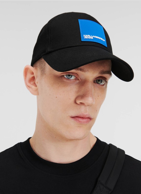 Casquette Karl Lagerfeld KLJ box logo noire
