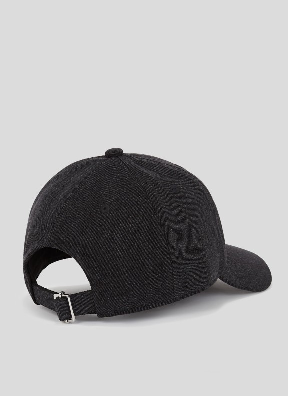 Gorra Karl Lagerfeld KLJ black denim cap negro
