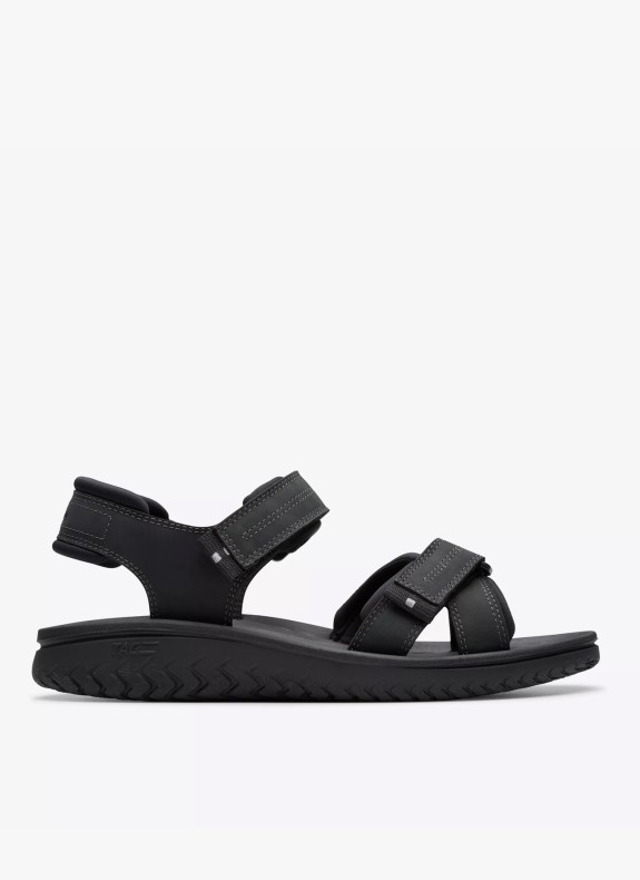 Sandalia Clarks Wesley Land schwarz