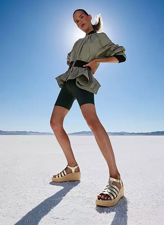 Sandalia Fitflop JF5-675 ouro