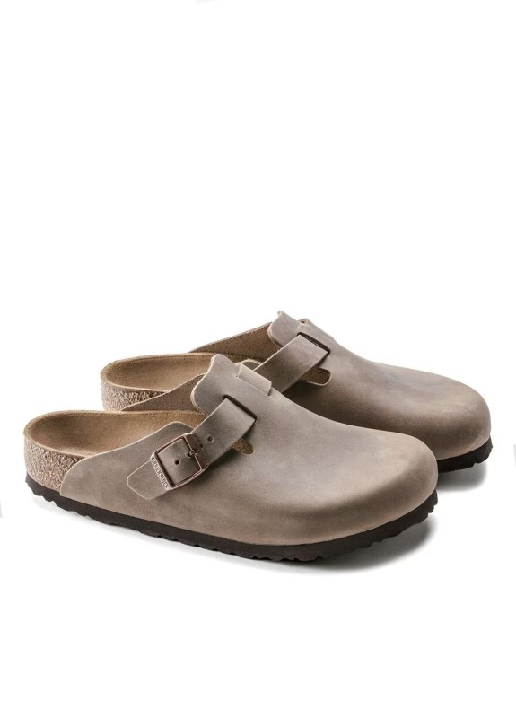 Zueco Birkenstock Boston Leoi Marrón