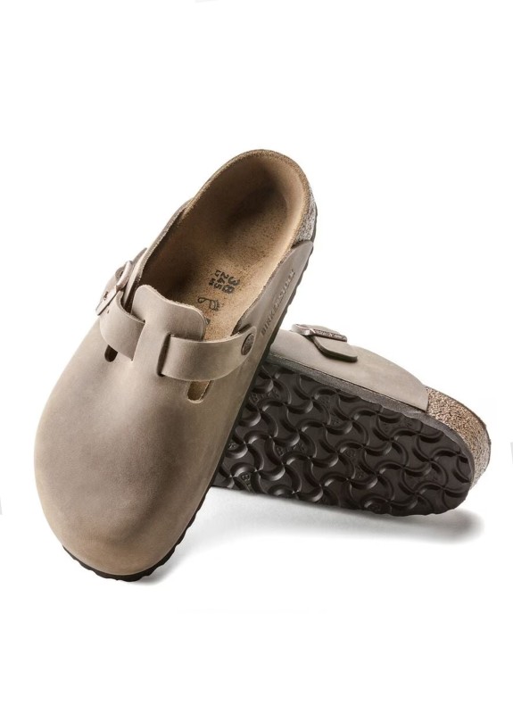 Zueco Birkenstock Boston Leoi Marrón