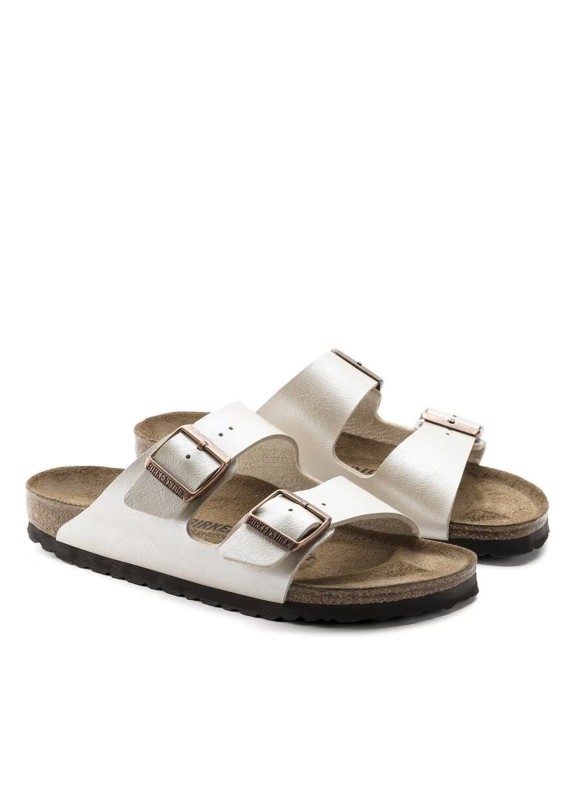Sandale Birkenstock Arizona Birko-Flor Blanc