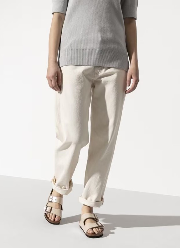 Sandale Birkenstock Arizona Birko-Flor Blanc