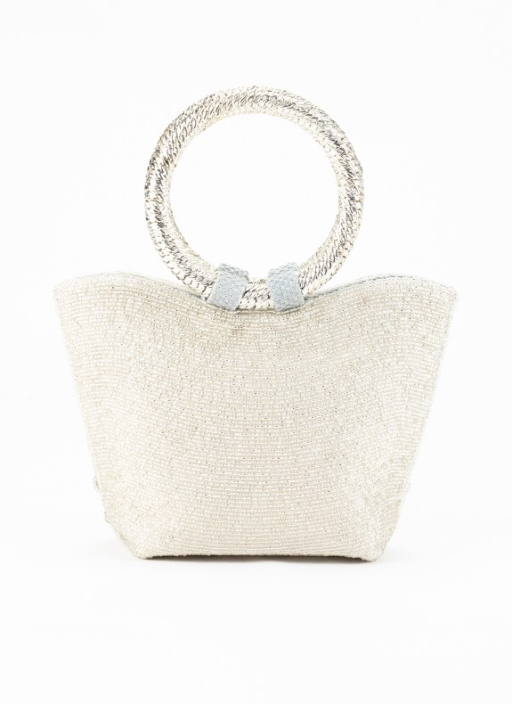Bolso de fiesta para mujer en color plata