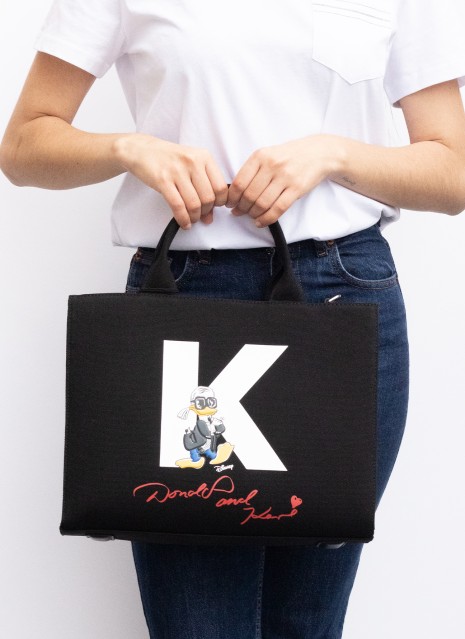 Bolso Karl Lagerfeld Kl X Disney Sq Md Shopper schwarz
