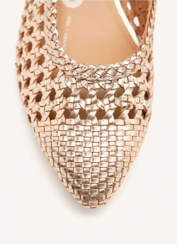 Escarpin échancré Gioseppo Piskove or