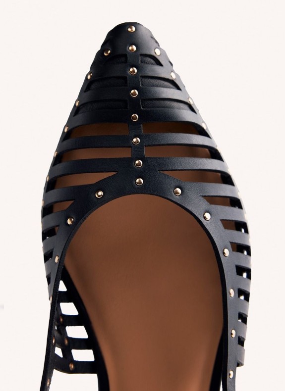 Shoe appiattito Gioseppo Jericho nero