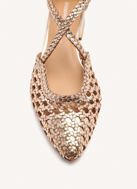 Ballerine décolletée Gioseppo Brillion or