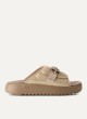 Sandalia Ugg Maxxer Slide 2.0 taupe