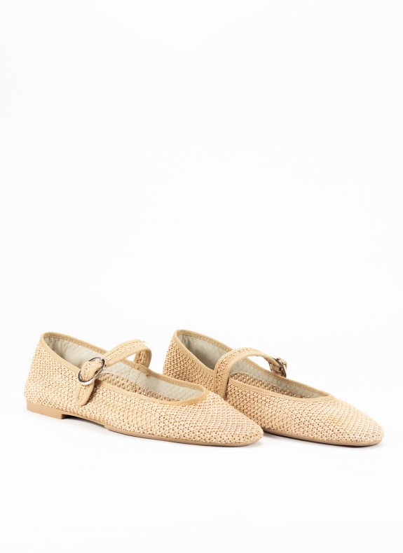 Donna Ballerini di colore cammello