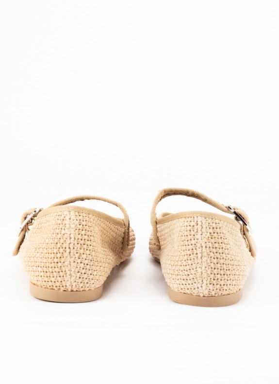 Ballerines pour Femme de Couleur Camel