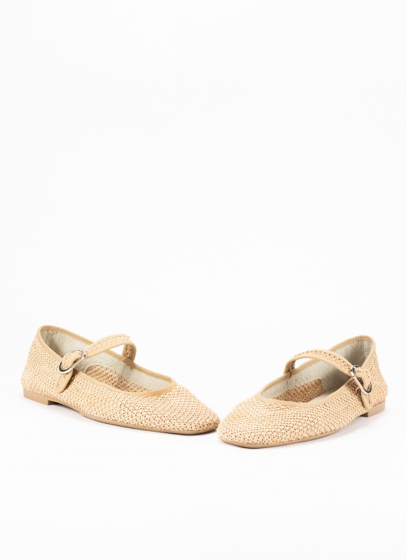 Ballerines pour Femme de Couleur Camel