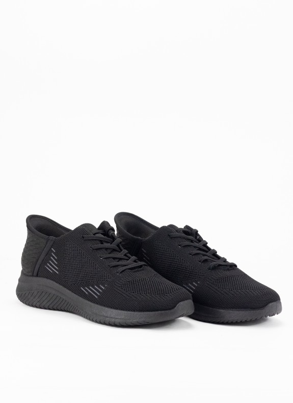 Baskets de Sport pour Homme en Couleur Noire