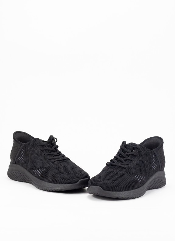 Baskets de Sport pour Homme en Couleur Noire