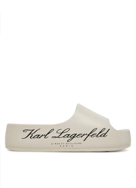 Chancla Karl Lagerfeld Kobo II Hotel Logo Slide beige