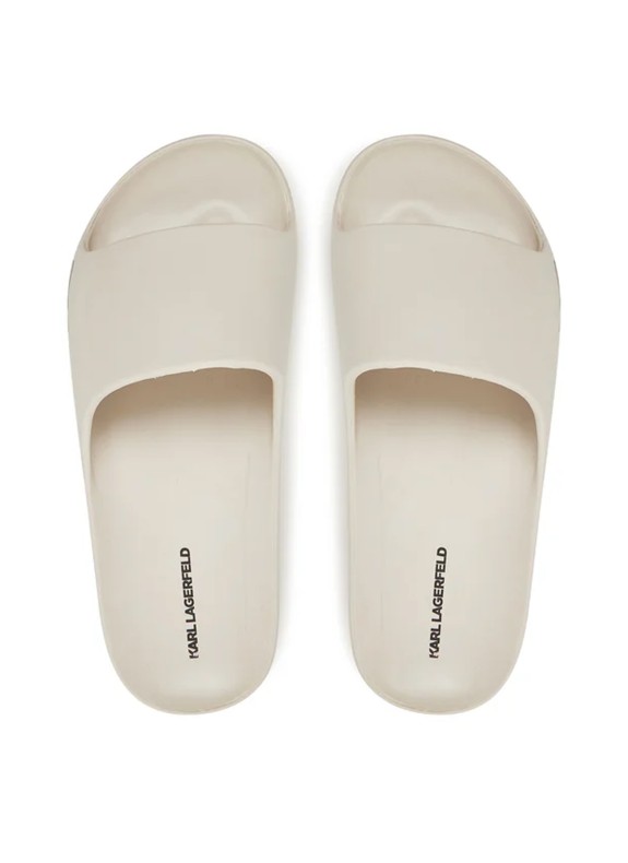 Chancla Karl Rochelle Kobo II Hotel Logo Slide beige