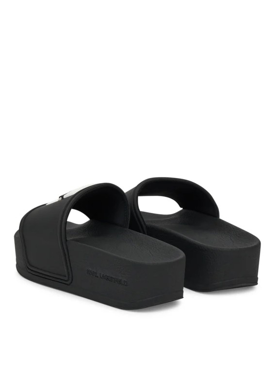 Chancla Karl Lagerfeld Kondo Maxi Karl NFT Slide negro