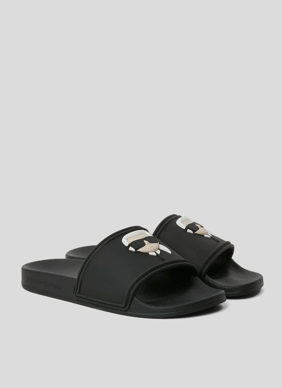 Chancla Karl Lagerfeld Kondo Maxi Karl NFT Slide negro