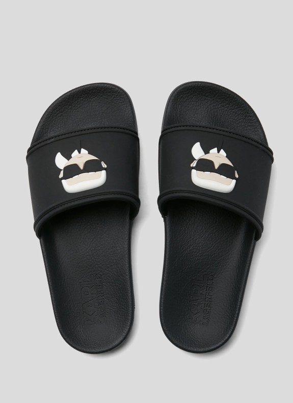 Chancla Karl Lagerfeld Kondo Maxi Karl NFT Slide negro
