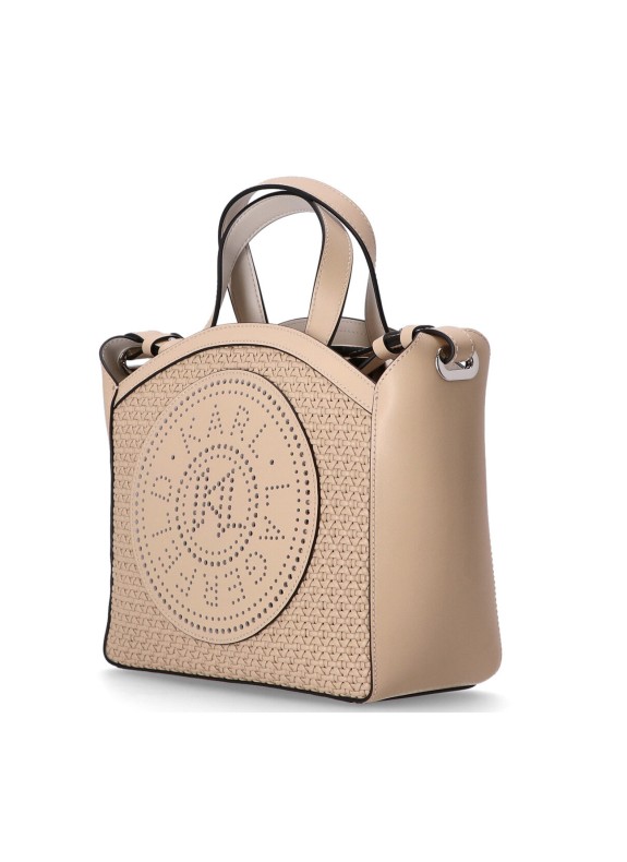 Bolso Karl Lagerfeld K / Cerchio Sm Tote Woven beige