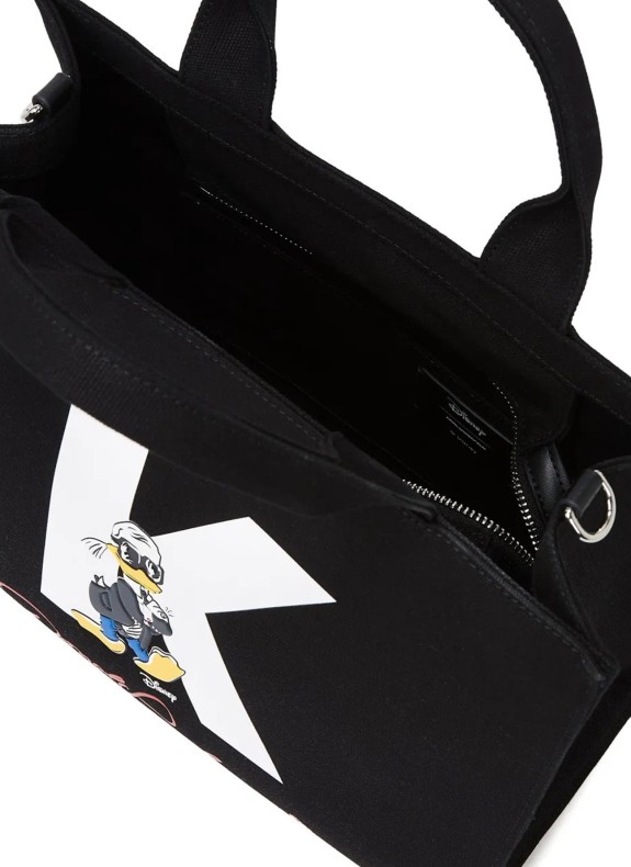 Bolso Karl Lagerfeld Kl X Disney Sq Md Shopper schwarz
