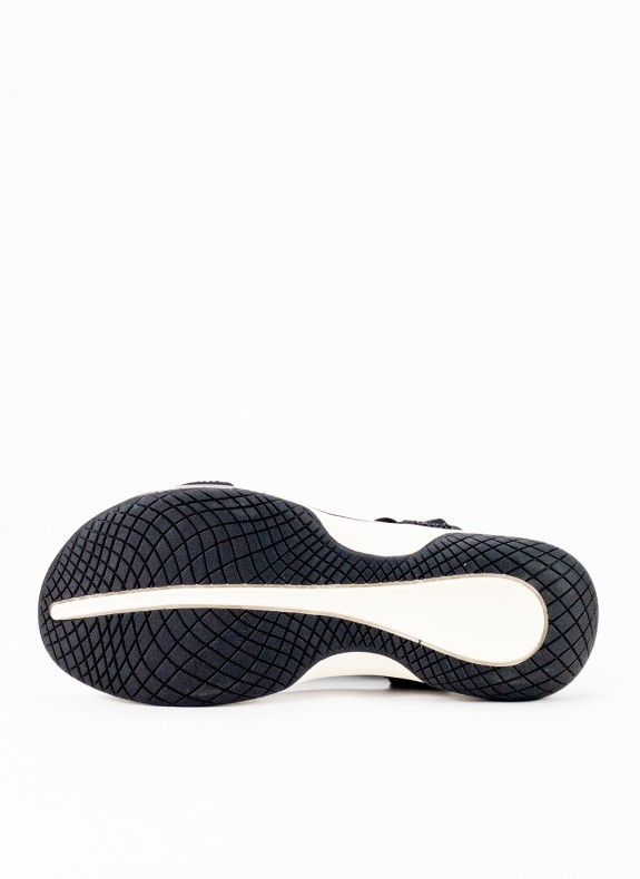 Sport Sandalia per le donne in colore nero