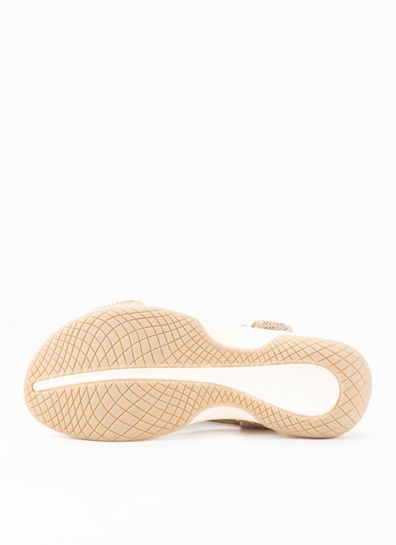 Sandale de Sport pour Femme en Couleur Beige